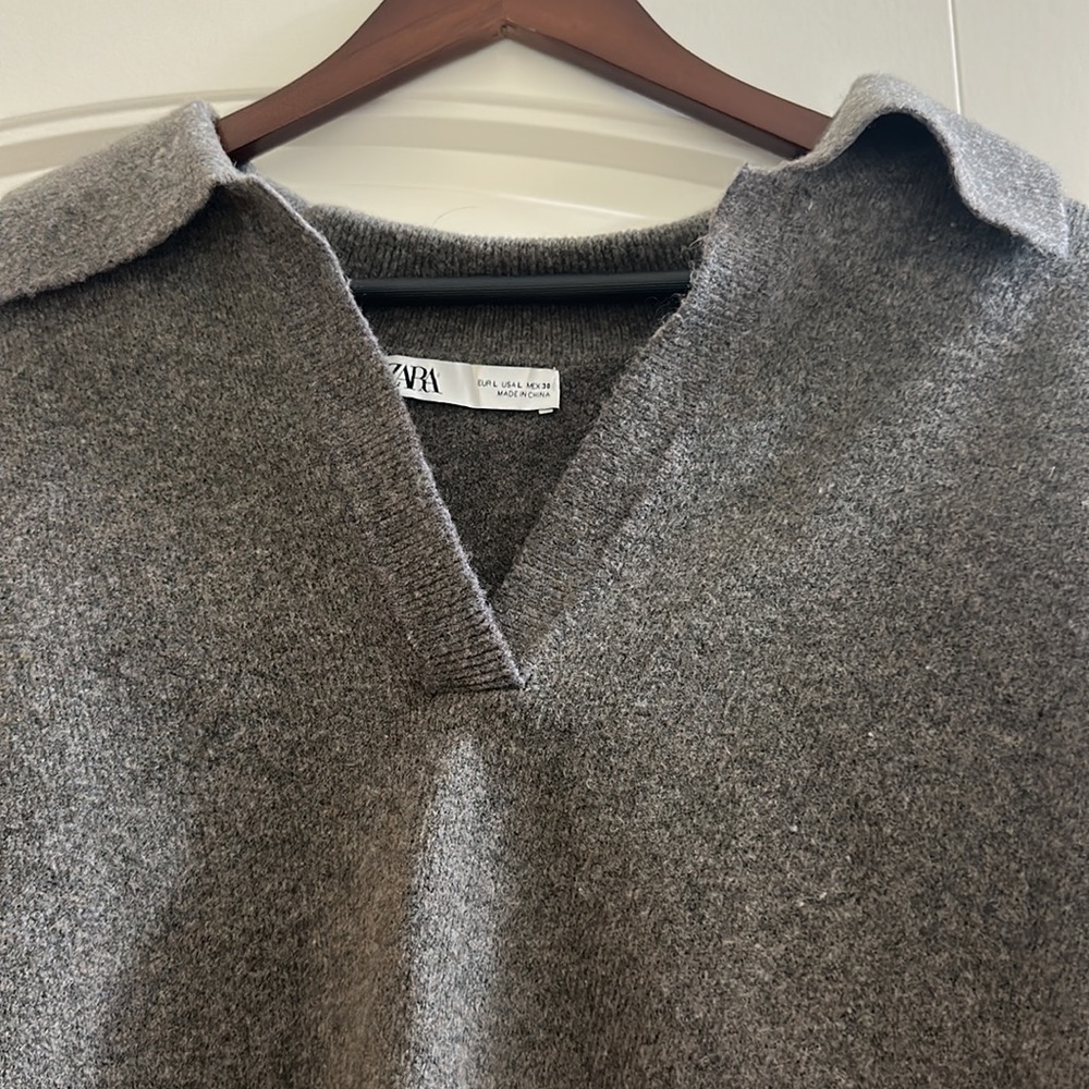 Zara grey vest top - Picture 3 of 5